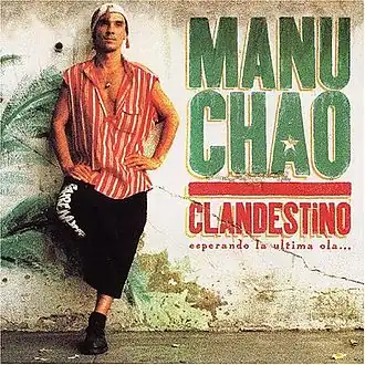 Обложка альбома Ману Чао «Clandestino» (1998)