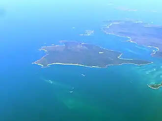 Остров Кларк, вид с юго-востока