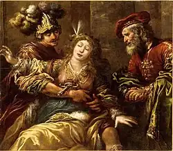 Cмерть Лукреции. Между 1620 и 1670. Холст, масло. Музей замка Блуа