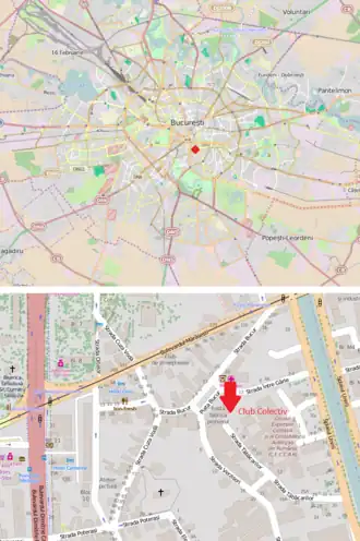 Расположение клуба