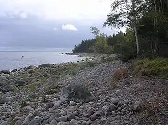Побережье полуострова, вид на восток
