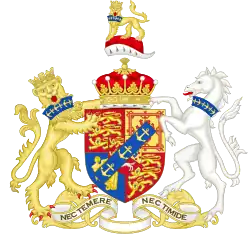 Герб Джорджа Фицкларенса, 1-го графа Манстера