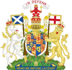 Герб, принятый Марией II и Вильгельмом II (1689—1694)