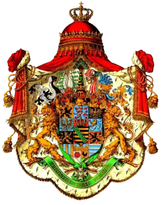 Большой герб Королевства Саксония.