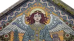 Мозаика фронтона церкви Сент-Этьен в Бриаре. 1890