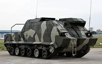 Командный пункт 9С470М1-2 ЗРК 9К37М1-2 «Бук-М1-2» на международном форуме ТВМ-2010 в Жуковском