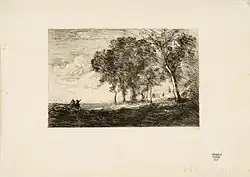 Жан Батист Камиль Коро, Итальянский пейзаж (1865)