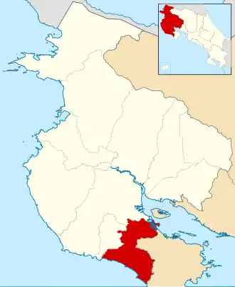 Нандаюре на карте