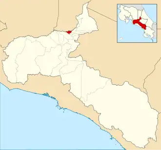 Тибас на карте