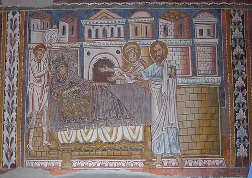 Константину во сне являются апостолы Пётр и Павел