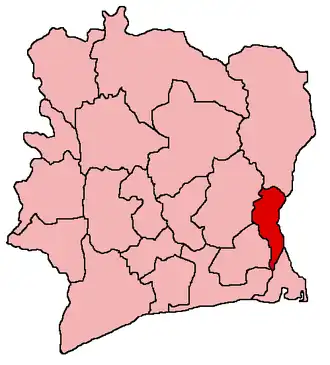 Карта пархии Абенгуру