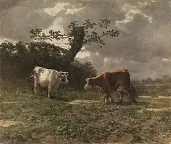 Деревенский пейзаж. Ок. 1892. Холст, масло. Частное собрание