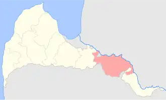 Фридрихштадтский уезд на карте