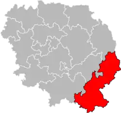 Озанс на карте