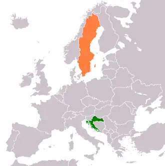 Швеция и Хорватия