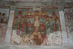 Распятие. Фреска. 1011