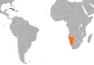 Куба и Намибия