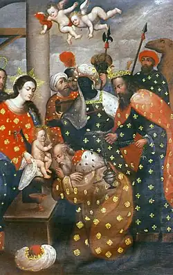 Поклонение волхвов, неизвестный художник, ок. 1740-1760