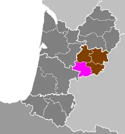 Нерак на карте