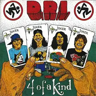 Обложка альбома D.R.I. «4 of a Kind» (1988)