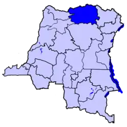 Нижнее Уэле на карте