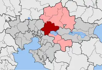  1 — Лангадас 2 — Лаханас, Асирос, Сохос, Калиндия, Корония и Вертискос