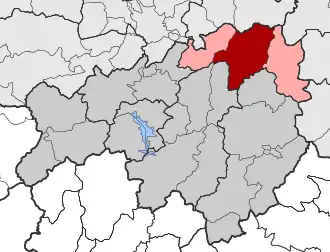 Карта общины: — Паламас — Селана, Филон