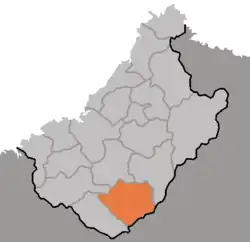 Тонсин на карте