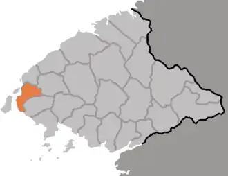 Йончхон на карте