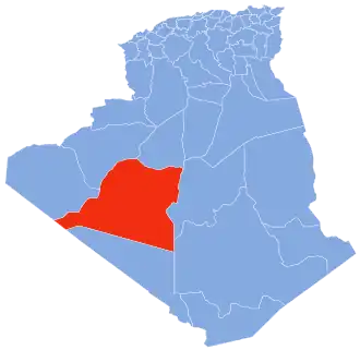 Адрар на карте