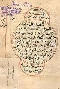 Рукописная копия книги «да’а’им аль-ислам — сокровищница Института исмаилитоведения[англ.].