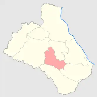 Казикумухский округ на карте