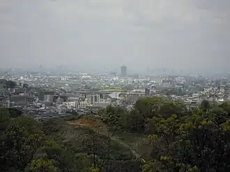 Вид города Касивара