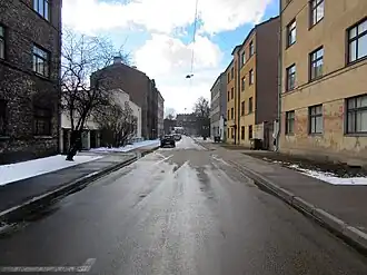 Вид от улицы Артилерияс