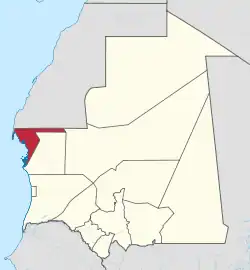 Дахлет-Нуадибу на карте