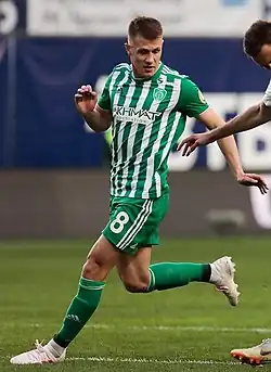 Шиманьский в составе «Ахмата» в 2019 г.