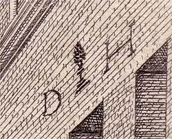 Дева Мария и Св. Анна. Монограмма