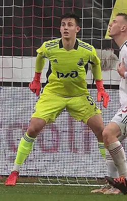 Худяков в составе «Локомотива» в 2021 году