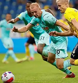 Корнюшин в составе «Краснодара» в 2021 году