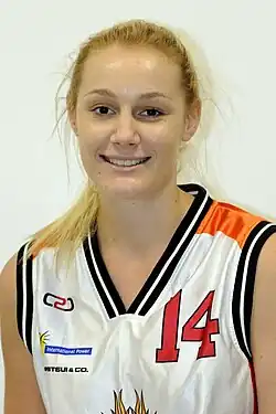 Дарси в форме «Рокингем Флэймз» (март 2013)