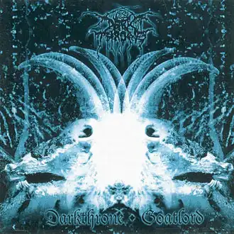 Обложка альбома Darkthrone «Goatlord» (1996)