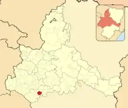 Расположение муниципалитета на карте провинции