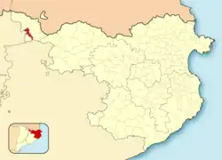 Расположение муниципалитета на карте провинции