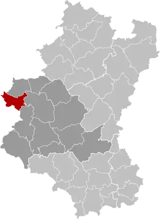 Расположение муниципалитета на карте провинции