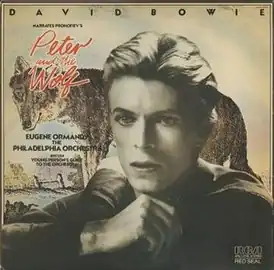 Обложка альбома Дэвид Боуи «David Bowie Narrates Prokofiev’s Peter and the Wolf» (1978)