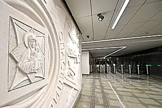 Коридор перед турникетами