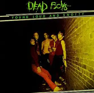 Обложка альбома Dead Boys «Young Loud and Snotty» (1977)