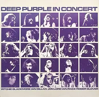 Обложка альбома Deep Purple «Deep Purple in Concert» (1980)