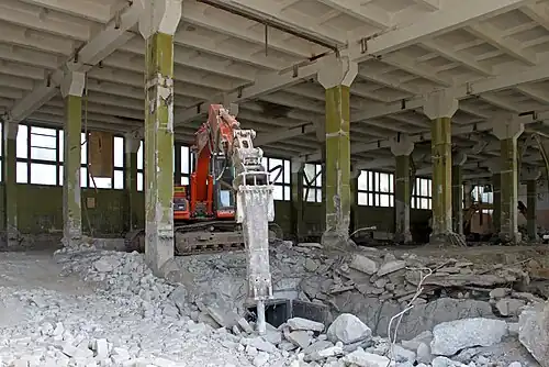 Снос цеха обмотки