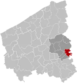 Расположение муниципалитета на карте провинции